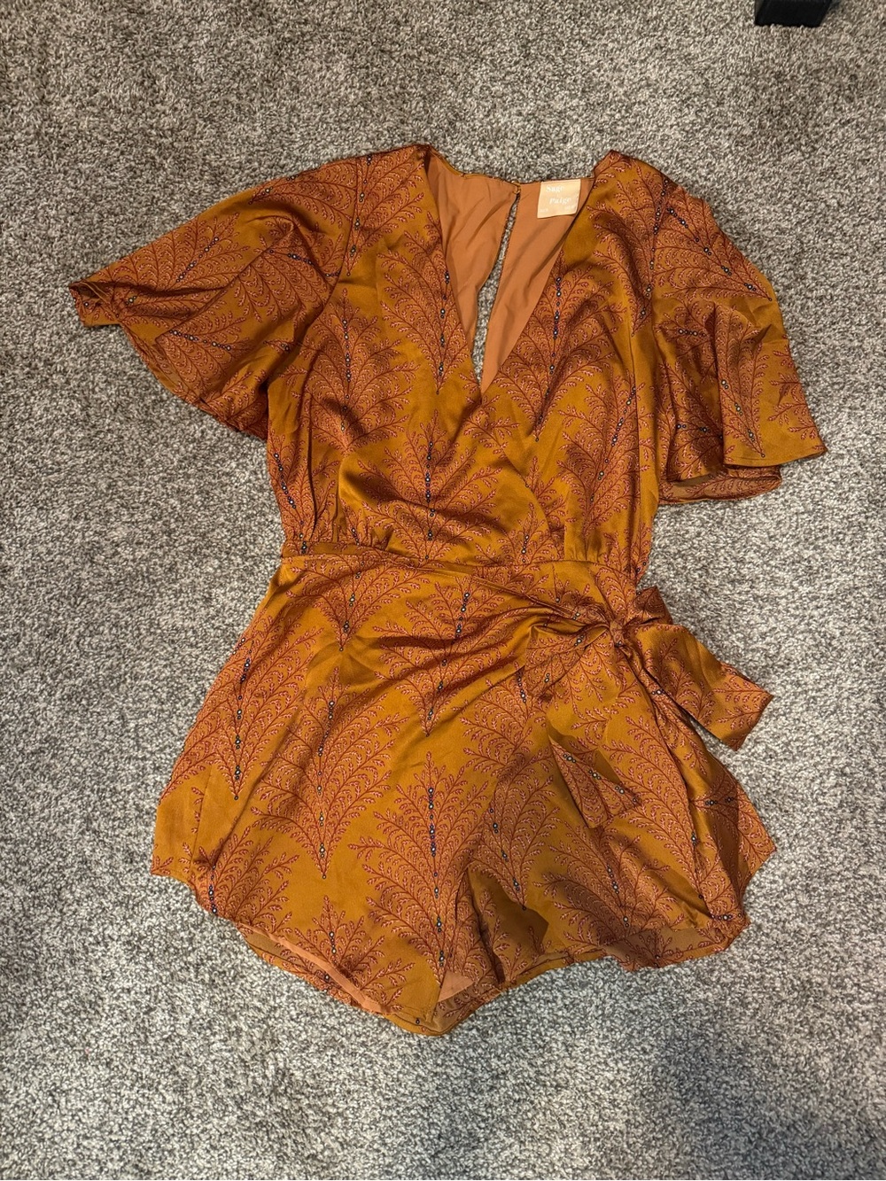 Satin romper